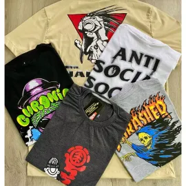Kit 10 Camisetas Street Wear 